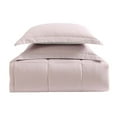 thumbnail image 3 of My World Solid Grey and Red Reversible 3 Piece Twin XL Comforter Set, 3 of 11