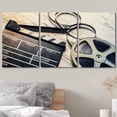 thumbnail image 3 of wall26 Canvas Print Wall Art Set Film Camera and Clapper Board on Wood Table Pop Culture Movies Photography Realism Chic Scenic Colorful Multicolor for Living Room, Bedroom, Office - 16"x24&quot, 3 of 5