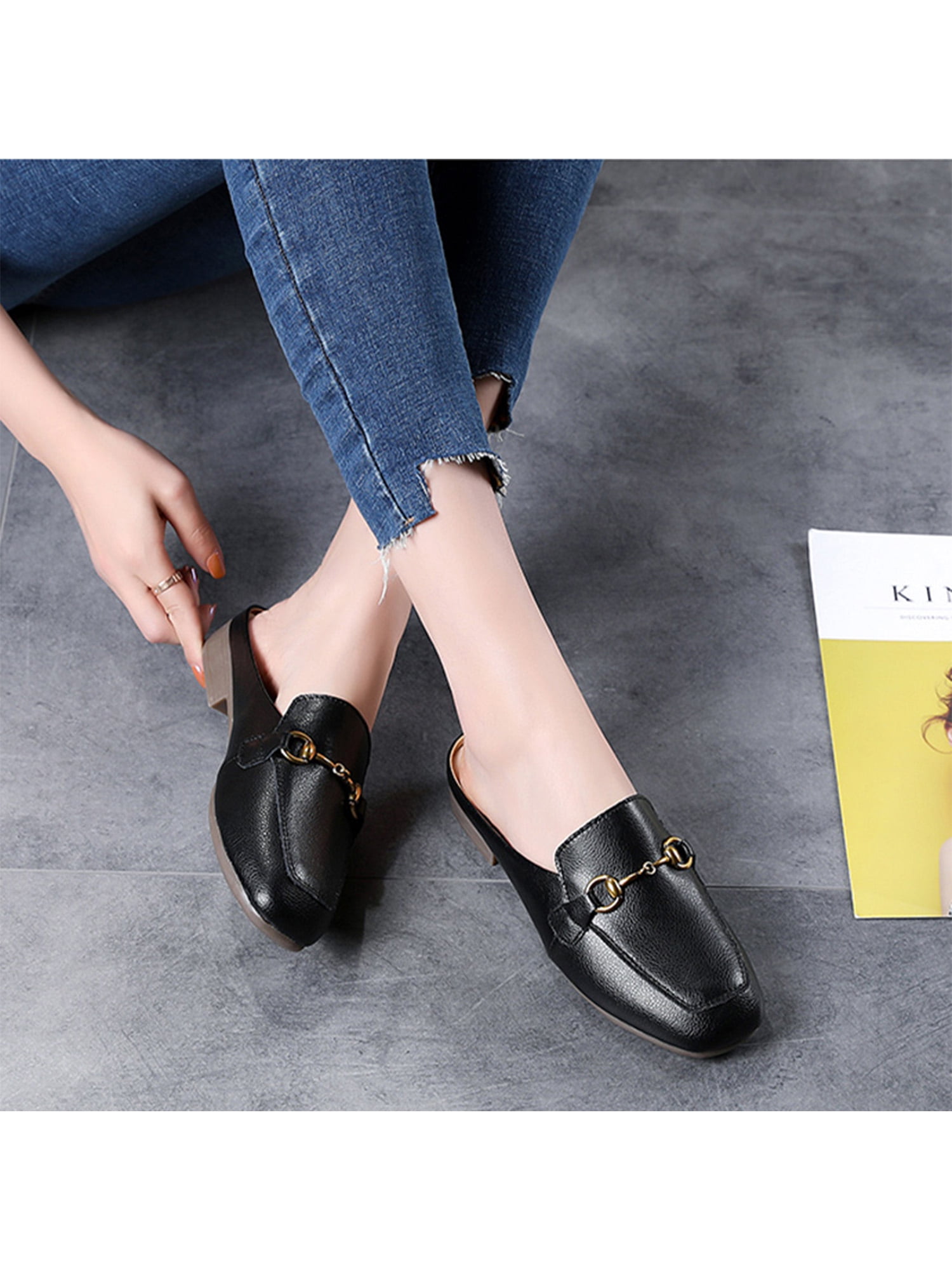 Ladies soft loafer shoes Clearance