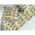 thumbnail image 2 of Leafy Design Bed Runner Set, Autumnal Vibes Wild Nature Ivy Look Leaves Pattern Cottagecore Art, Decorative Bedding Scarf & 2 Pillow Shams for Hotels Homes, King, Apple Green Fern Green, by Ambesonne, 2 of 3
