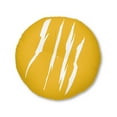 thumbnail image 2 of Effete Feline Claw Marks Scratch Tufted Floor Pillow, Round, 2 of 4