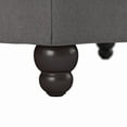 thumbnail image 4 of Bush Furniture Hudson Storage Ottoman in French Gray Herringbone, 4 of 5