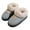 Grey, variant on Slippers for Women Thick Warm Fleece Indoor And Outdoor Shoes Fuzzy Memory Foam Slip On Womens Slippers