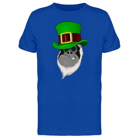 Gorilla Leprechaun T-Shirt Men -Image by Shutterstock Male 3X-Large