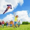 thumbnail image 3 of Large Jellyfish Kite for Kids Adults Beginner, 114 x 57 Inch Single Line Colorful with Tail Kite with Winding Handle and Line Outdoor Beach Park Flying Games Activities Birthday Gift, 3 of 7