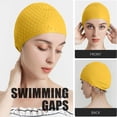 thumbnail image 4 of Gorro de baño para mujer Big Drop Cómodo gorro de baño de pelo largo, 4 of 5