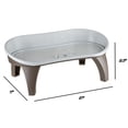 thumbnail image 2 of Petmaker Dog Bowl Stand Brown with Splash Guard Non-Skid Feet 8.5-Inch-Tall for Large Dogs, 2 of 5