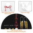 thumbnail image 6 of Kll 36" Christmas Tree Skirt Happy New Year 2024 Xmas Tree Skirts Mat For New Year Xmas Holiday Party Indoor Outdoor Home Decoration, 6 of 9