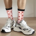 thumbnail image 6 of Pofeuu Ladybug With Flower Print Crew Socks, Adult Running Hiking Socks for Youth and Adult, 6 of 6