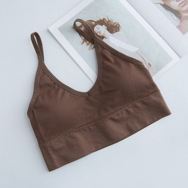 Sujetador deportivo Sexy sólido para mujer, Tops de alto impacto para gimnasio, Fitness, Yoga, almohadilla para correr, ropa deportiva, camisetas sin mangas, Bralette deportivo de realce Tan Jianjun unisex