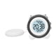 thumbnail image 3 of Reloj despertador digital multiusos Macarena redondo para El hogar con 2 configuraciones de alarma, 3 of 8