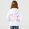 thumbnail image 6 of KyCheLot Girls Casual Hoodies Cute Bow Print Trendy Long Sleeve with Front Pocket Warm Loose Sweatshirts 2-14 Years, 6 of 6
