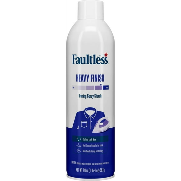 Faultless Heavy Finish Spray Starch, 20 oz, Fresh Scent