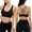 Black, variant on Women's Cotton,Polyester Purple Chiffon Underwear Women Sexy Lace Front Button Shaping Cup Adjustable Shoulder Strap Large Size Bra
