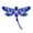 Blue, variant on Retro Crystal dragonflies brooch animals brooch for women Jewelry