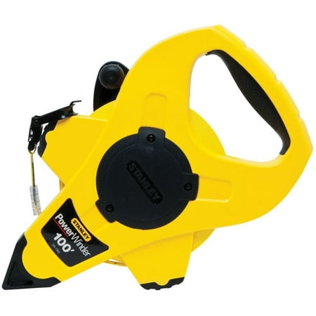 Stanley 100' Powerwinder Fiberglass Open Long Tape