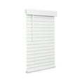 thumbnail image 7 of Lotus & Windoware Cordless 2" Faux Wood Room Darkening Horizontal Blind, 58" W x 60" L, Bright White, Smooth, 7 of 7