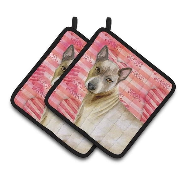 Thai Ridgeback Love Pair of Pot Holders