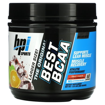 BPI Sports Best BCAA, Fruit Punch, 1.32 lbs (600 g)