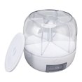 thumbnail image 1 of Caja De Almacenamiento De Granos, Dispensador De Arroz Giratorio PP, Tapa Extraíble, 6 Compartimentos Para Tienda, 1 of 7