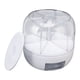 thumbnail image 1 of Caja De Almacenamiento De Granos, Dispensador De Arroz Giratorio PP, Tapa Extraíble, 6 Compartimentos Para Tienda, 1 of 7