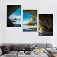thumbnail image 4 of TIAOTIAOHOU Canvas Print Pictures Wall Art Painting View from at new Framed &amp; Stretched Posters Ready to Hang Home Decor Artworks 12''x16''X3 Panels, 4 of 4