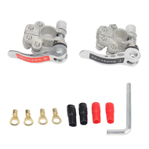 Terminales De Batería Clip De Conexión De Batería Conector De Terminal De Batería Firme Y Duradero Para Automóviles Barcos Rv Vogacara VI011280-00