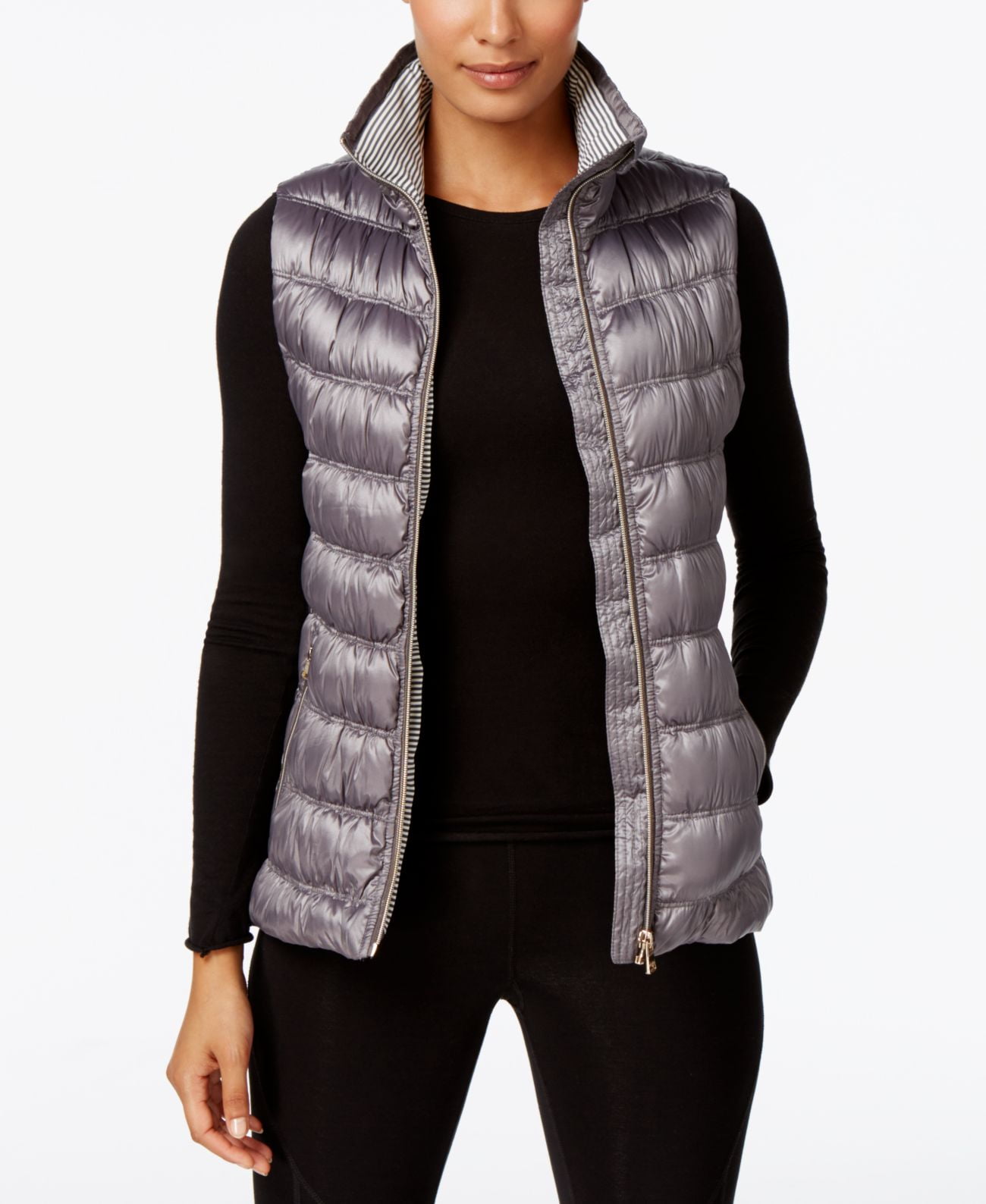 Calvin Klein Womens Smoked Down Vest