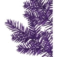 thumbnail image 2 of 25" Glitter Hemlock Spray: Purple, 2 of 5