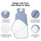 thumbnail image 3 of Saco de dormir para bebé Okayinn Bamboo Rayon Soft 1.0 Tog, 3 of 7