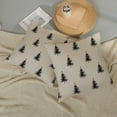 thumbnail image 5 of Christmas Pillow Covers 16x16 Christmas Tree White Black Decor Throw Pillows Case for Couch Winter Xmas Indoor Outdoor Decorative Cushion Cases for Sofa Bed Decorations Set of 2, 5 of 6