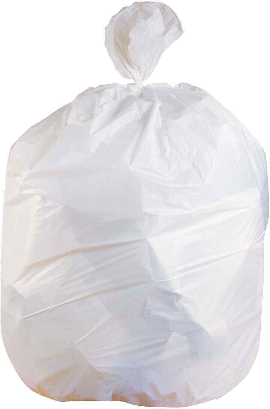 MyOfficeInnovations Trash Bags 20-30 gal 30x37 High Density 12 Mic Natural 20 RL 