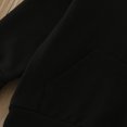 thumbnail image 4 of Vedolay Toddler Girl Clothes Hoodie Coat Toddler Boys Girls Solid Color Baby Clothing Black,100, 4 of 5