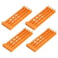 thumbnail image 1 of  Leg Ring Stand, 4 Column 4 Pieces Premium Plastic  Leg Ring Holder Large Capacity  For Bird Yellow, 1 of 8