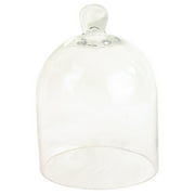 Benzara 8 Inch Glass Dome Shaped Terrarium, Small, Clear