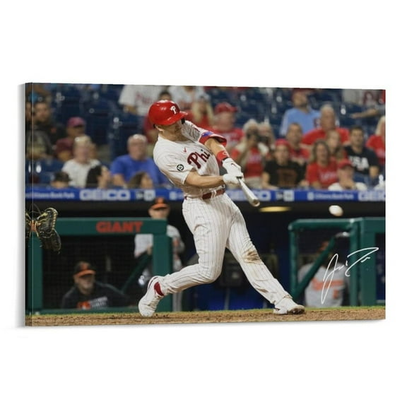 J.T. Realmuto Poster Canvas Poster Picture Print Wall Art Poster Painting Canvas Posters Artworks Gift Room Aesthetic 12x18inch(30x45cm)