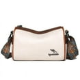 thumbnail image 1 of pstuiky Bolso bandolera de piel suave, moderno y colorido, estilo retro informal., 1 of 6