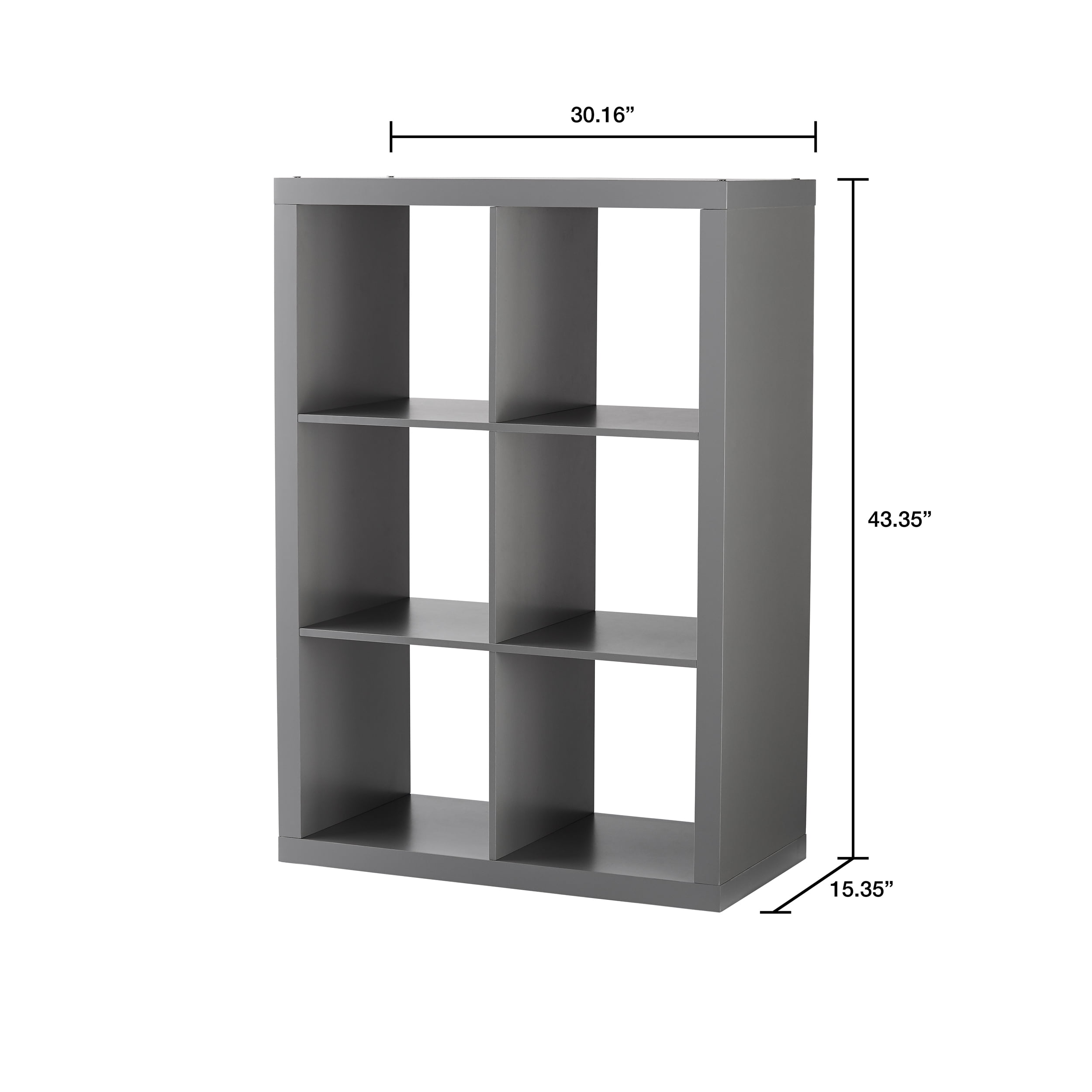 6 cube storage unit grey online