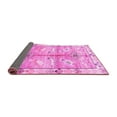 thumbnail image 2 of Ahgly Company Indoor Square Persian Pink Traditional Area Rugs, 7' Square, 2 of 4