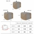 thumbnail image 6 of Toaster Cover 2 Slice, Beige Gray Ombre Dustproof Bakeware Oven Protector with Top Hook, Modern Gradient Abstract Art Waterproof Small Kitchen Appliance Toasters Dust Cover, 11"x6"x8", 6 of 9