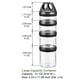 thumbnail image 5 of Set de Contenedores para Almacenamiento de Alimentos SELEWARE Apilables Herméticos de 917 ml, 5 of 9