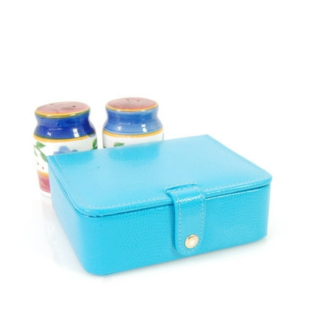 Budd Leather Lizard Grain Ladies Jewelry Box