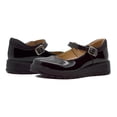 thumbnail image 3 of Zapato Escolar Niña Yuyin Piel Charol Negro De Hebilla 18-26 negro 18, 3 of 9