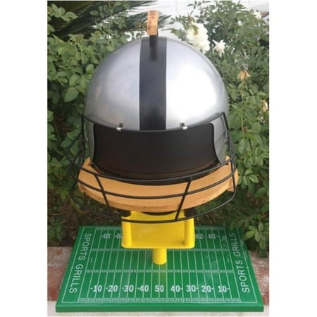 Sports Grills Touch Down 3000 Portable Charcoal BBQ  Silver & Black