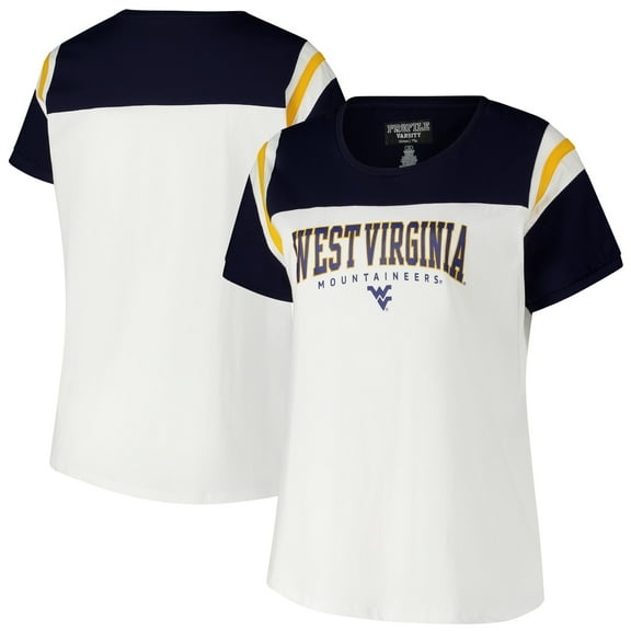 Women's Fanatics  White West Virginia Mountaineers Plus Size Winning Gear T-Shirt