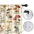 thumbnail image 4 of Blackout Kids Curtains,Colorful Mushroom Label Light Pattern Childrens Insulated Curtains Set Of 2,Bedroom Essentials,Toddler Room Decor 52"x63", 4 of 5