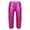 Rose_Red, variant on Aislor Kids Girls Shiny Metallic High Waist Active Pants Gym Workout Yoga Dance Leggings Hip Hop Trousers