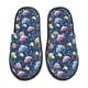 thumbnail image 1 of Fotbe Colorful Cartoon Shark Pantuflas Peludas para Mujer con Estampado, Zapatillas de Peluche, Zapatos de Invierno para Casa, Uso Interior y Exterior-Large, 1 of 8