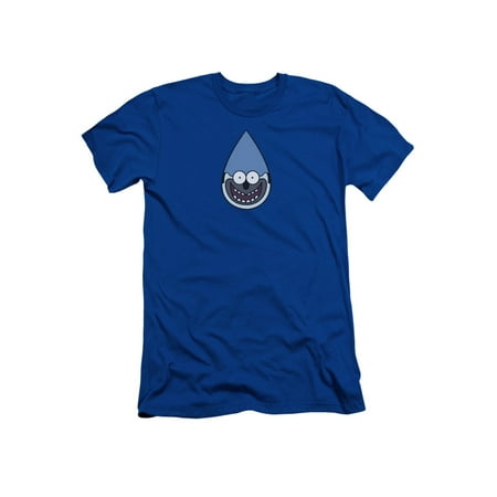 Regular Show Mordecai T-shirt Royal Blue Adult Unisex 100% Cotton Short Sleeve