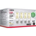 thumbnail image 4 of 4Pk - 12.5W A19 LED Clear Medium base 3000K 120v - 100W equiv, 4 of 6